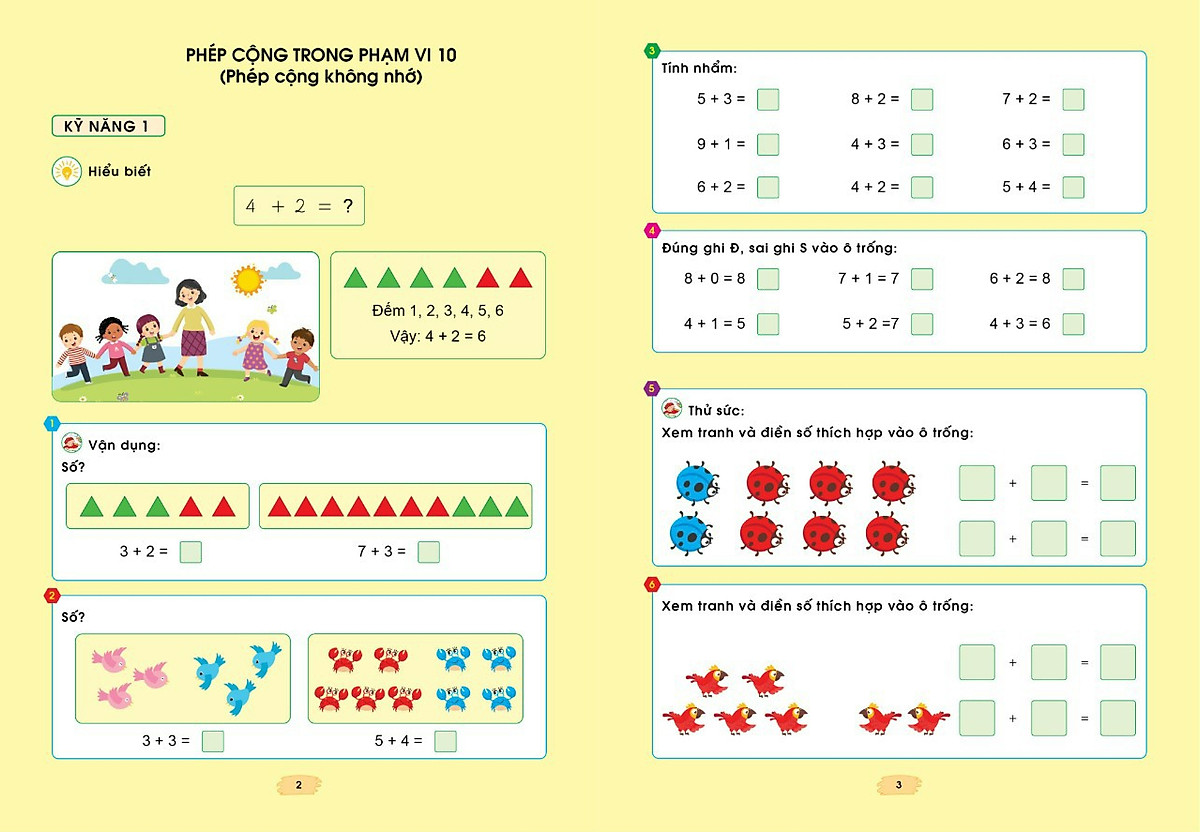 Thinking books for children from 4-6 years old-math learning method for children to develop confidence in first grade