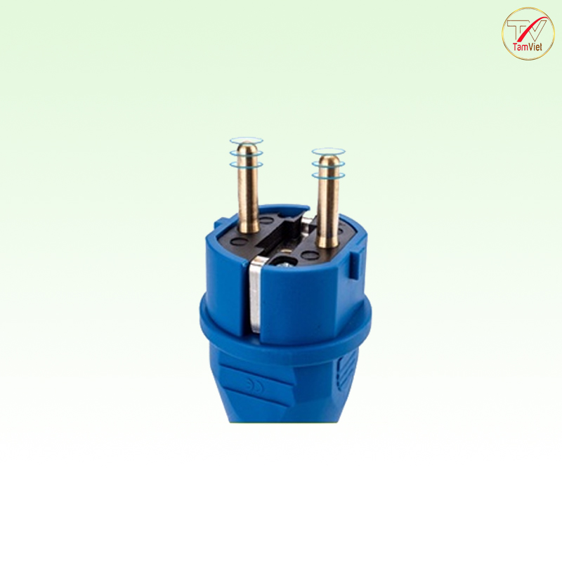 Phích cắm điện công nghiệp 16A 2 chấu