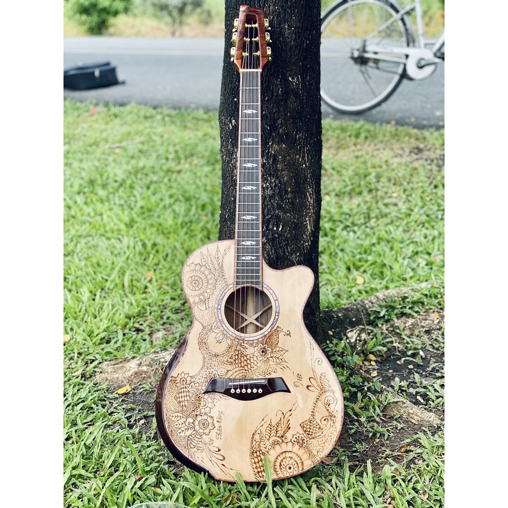 (Miễn Phí Ship) Đàn guitar acoustic ST-C200 - HÀNG CUSTOM