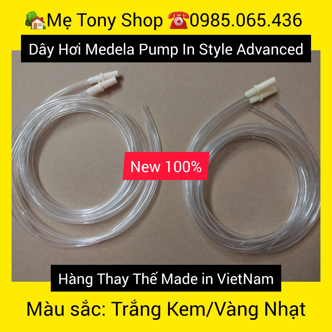 [Phụ Kiện New 100%]Dây Hơi;Dây Hút Thay Thế Cho Máy Hút Sữa Medela Pump In Style Advanced (Hàng Phụ Kiện Thay Thế)