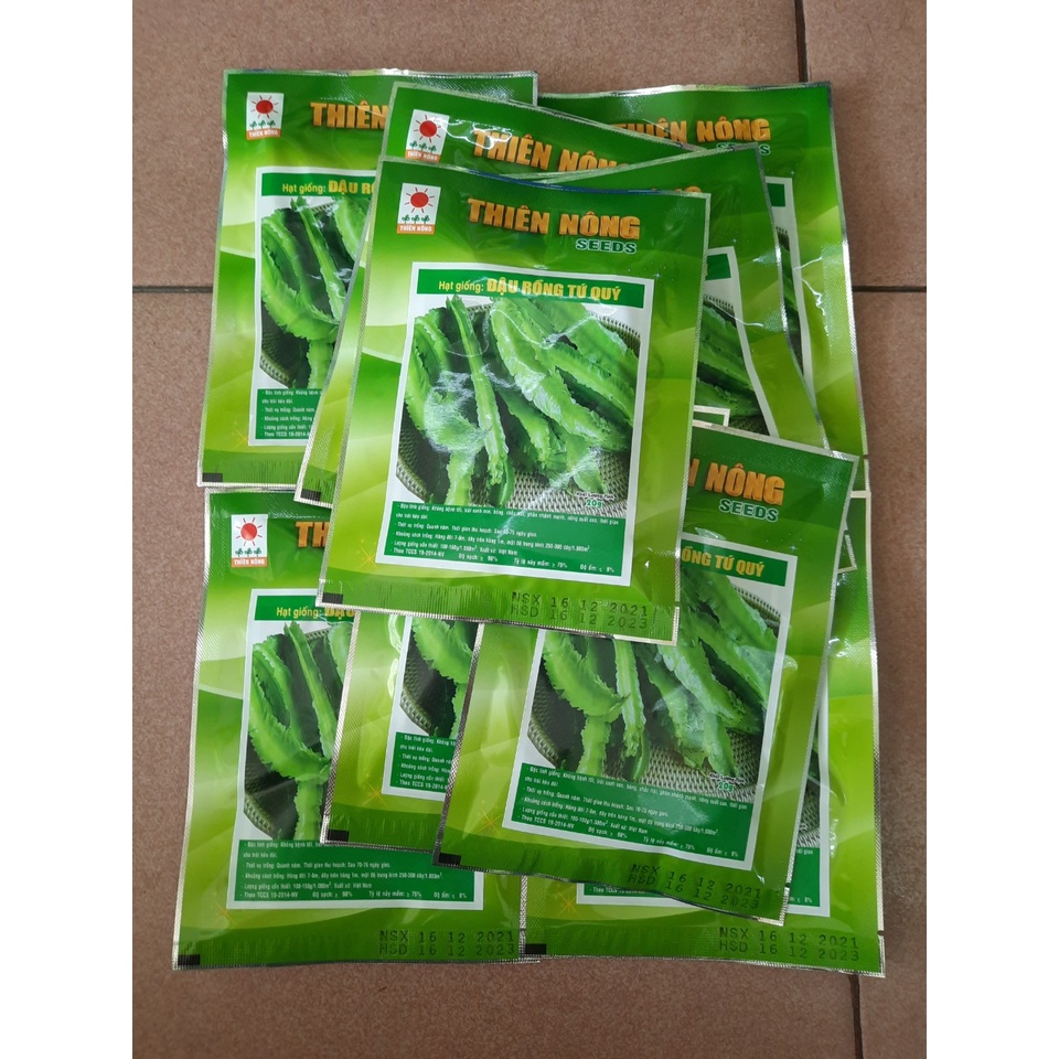 Hạt Giống Đậu Rồng Tứ Quý (20gr)