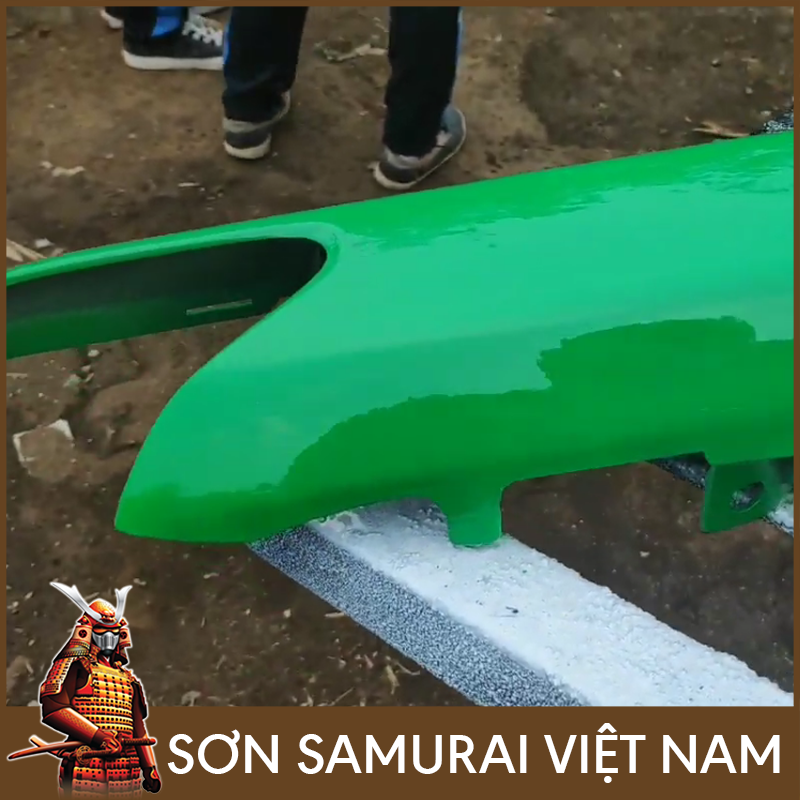 Sơn samurai xanh lá - Combo màu xanh lá 165 sơn xịt samurai