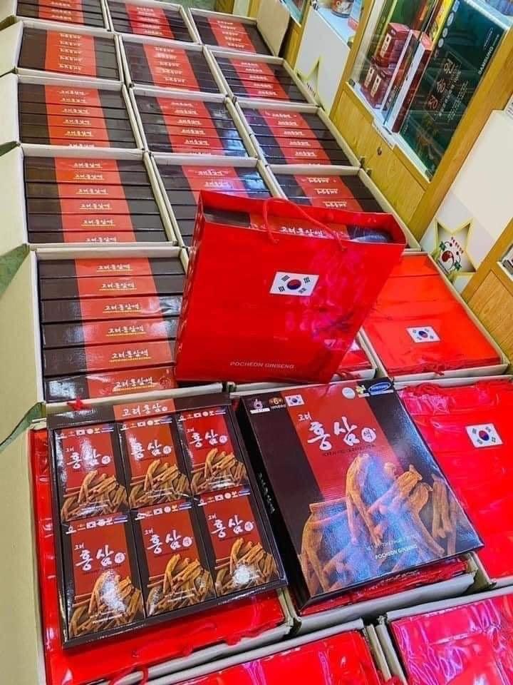 NƯỚC HỒNG SÂM POCHEON HÀN QUỐC 30 GÓI