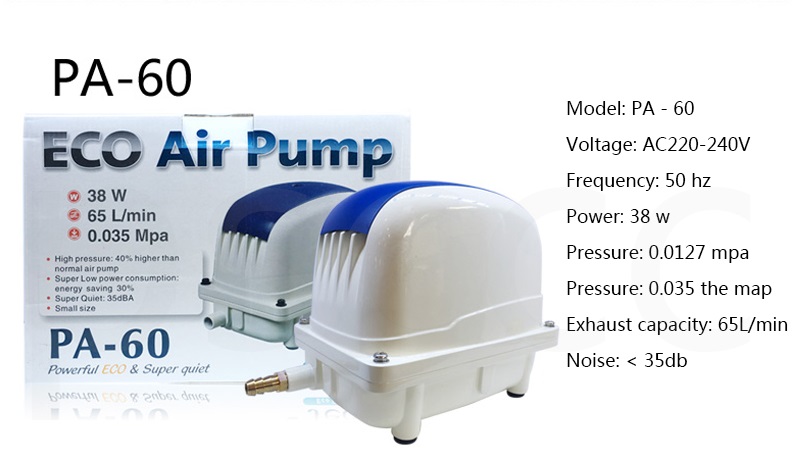 Jecod PA 60 Máy sủi oxi công suất lớn