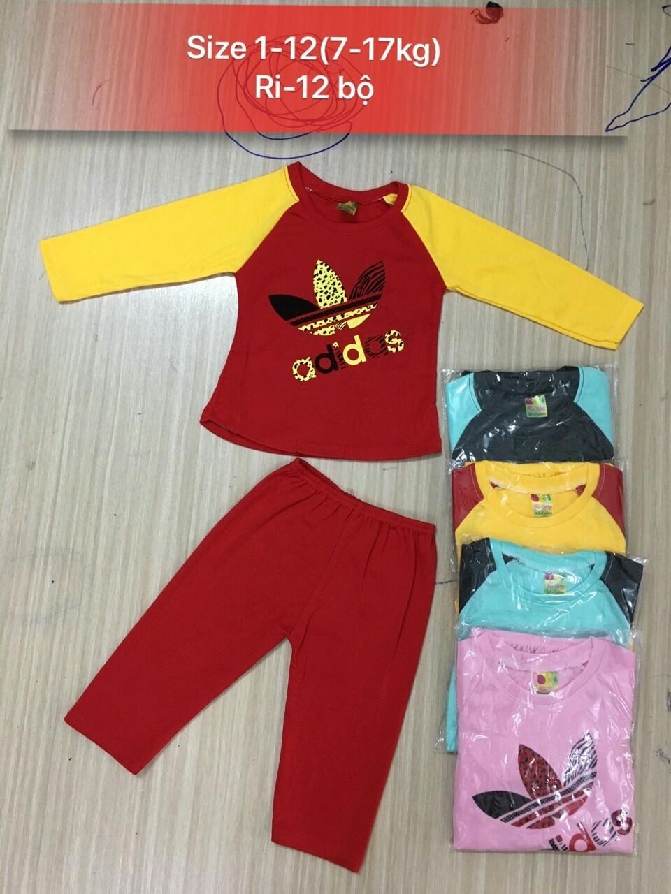 [HCM]Combo 3 bộ đồ tay dài cho bé 5-16kg