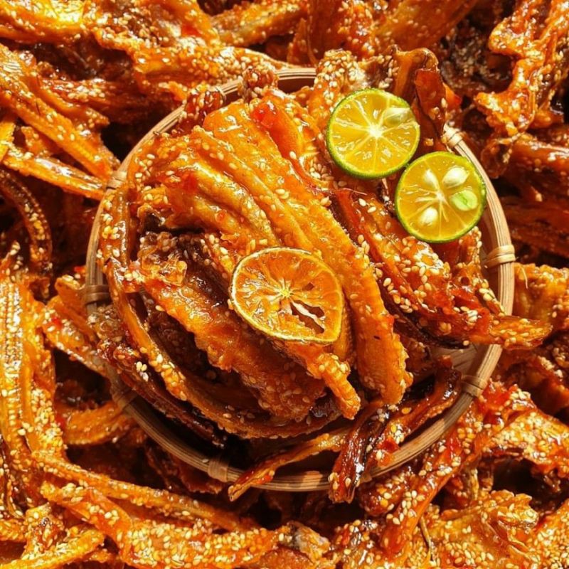 Khô Cá Khoai Rim Sate Mè Lon 250gr [Loại Đặc Biệt]  Hàng Ngon Nhà Làm