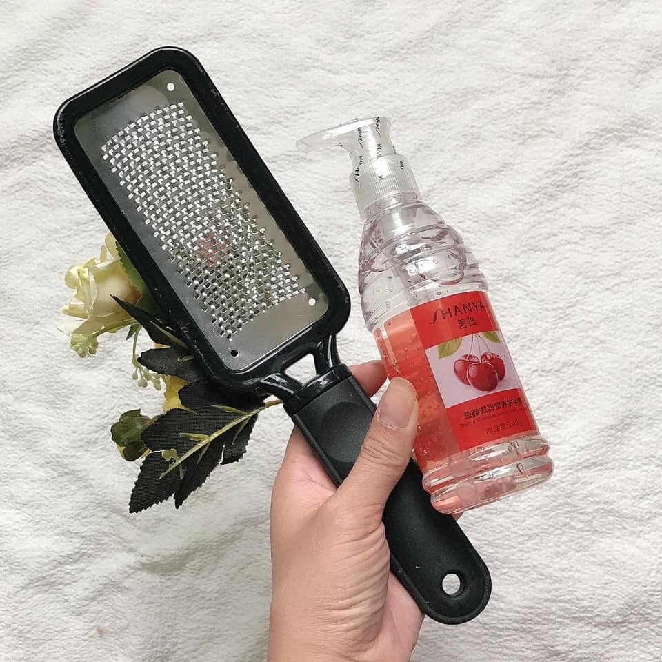 Bộ cây chà gót chân + kem mềm da chân