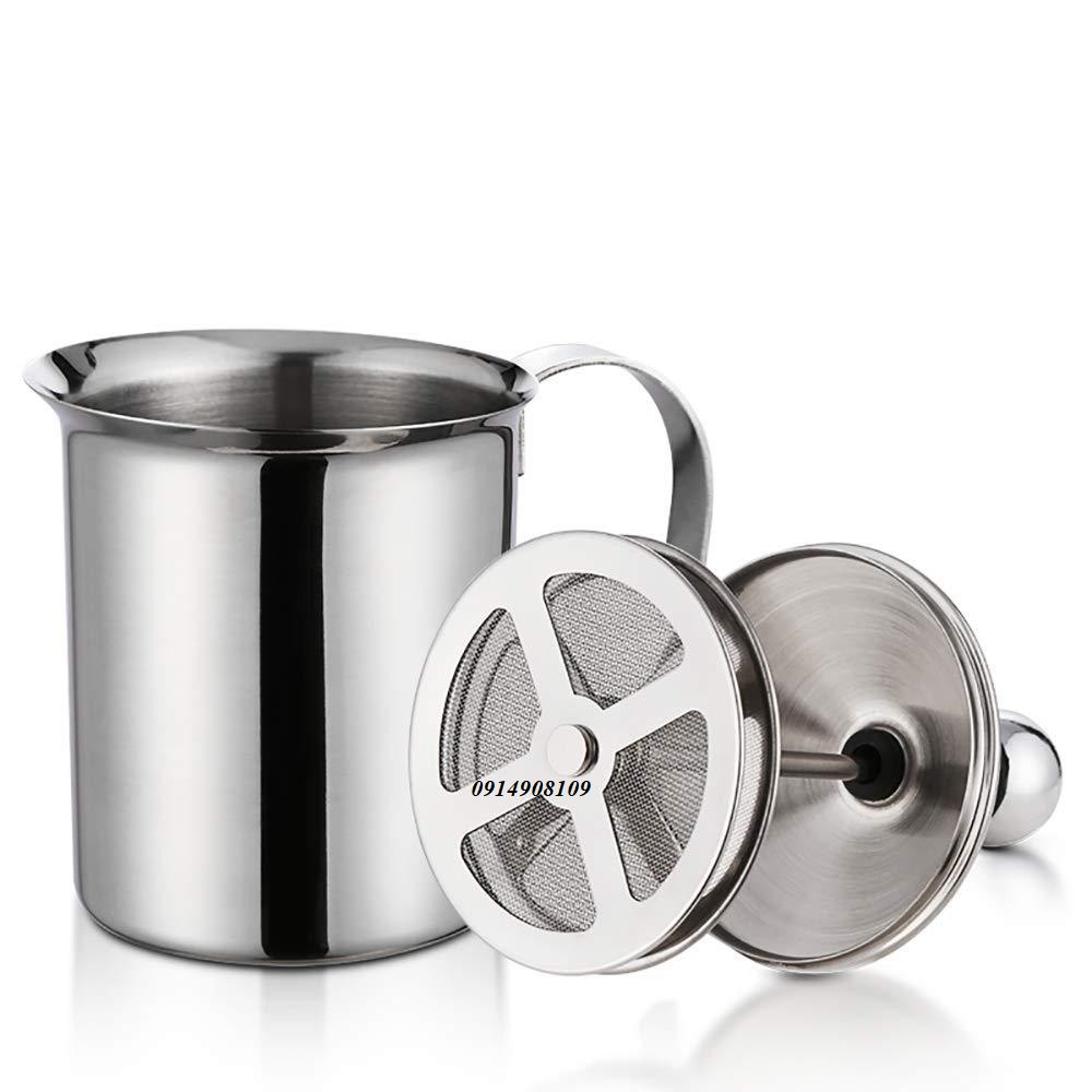 Ca inox - sục sữa lạnh tạo bọt 400ml - 800ml