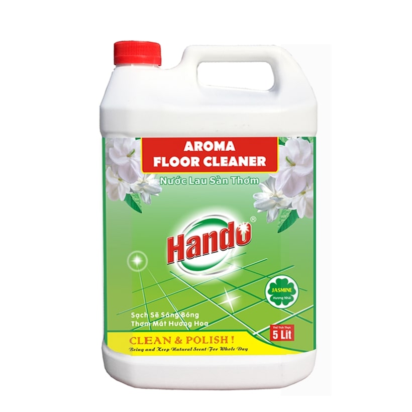 HCMCan 5 lít Nước lau sàn thơm hương hoa Nhài Hando 5L PNS429