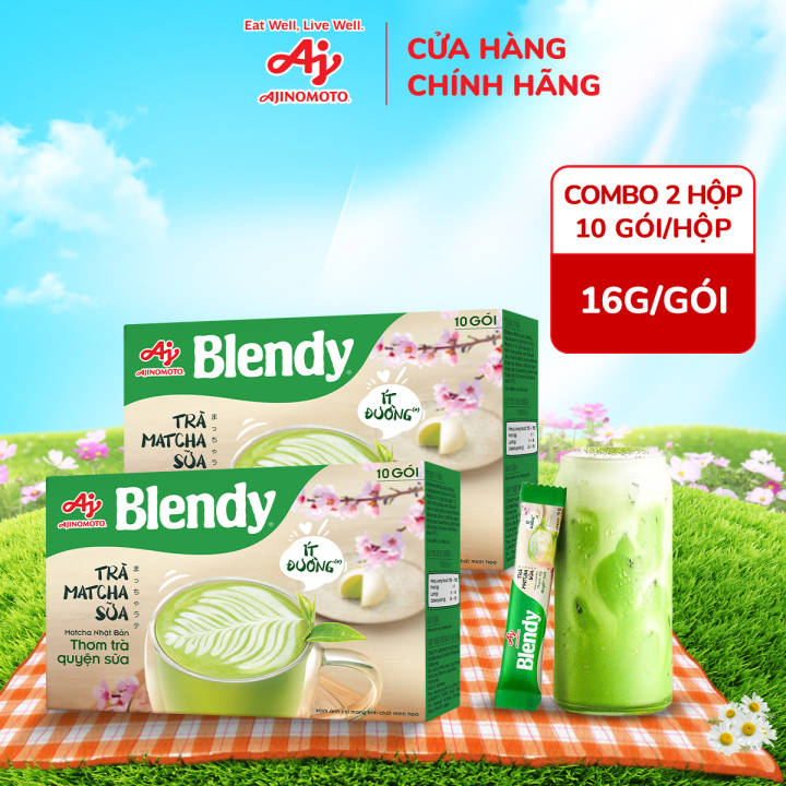 Combo 2 Hộp Trà Matcha sữa Blendy® 160g/Hộp&hellip;