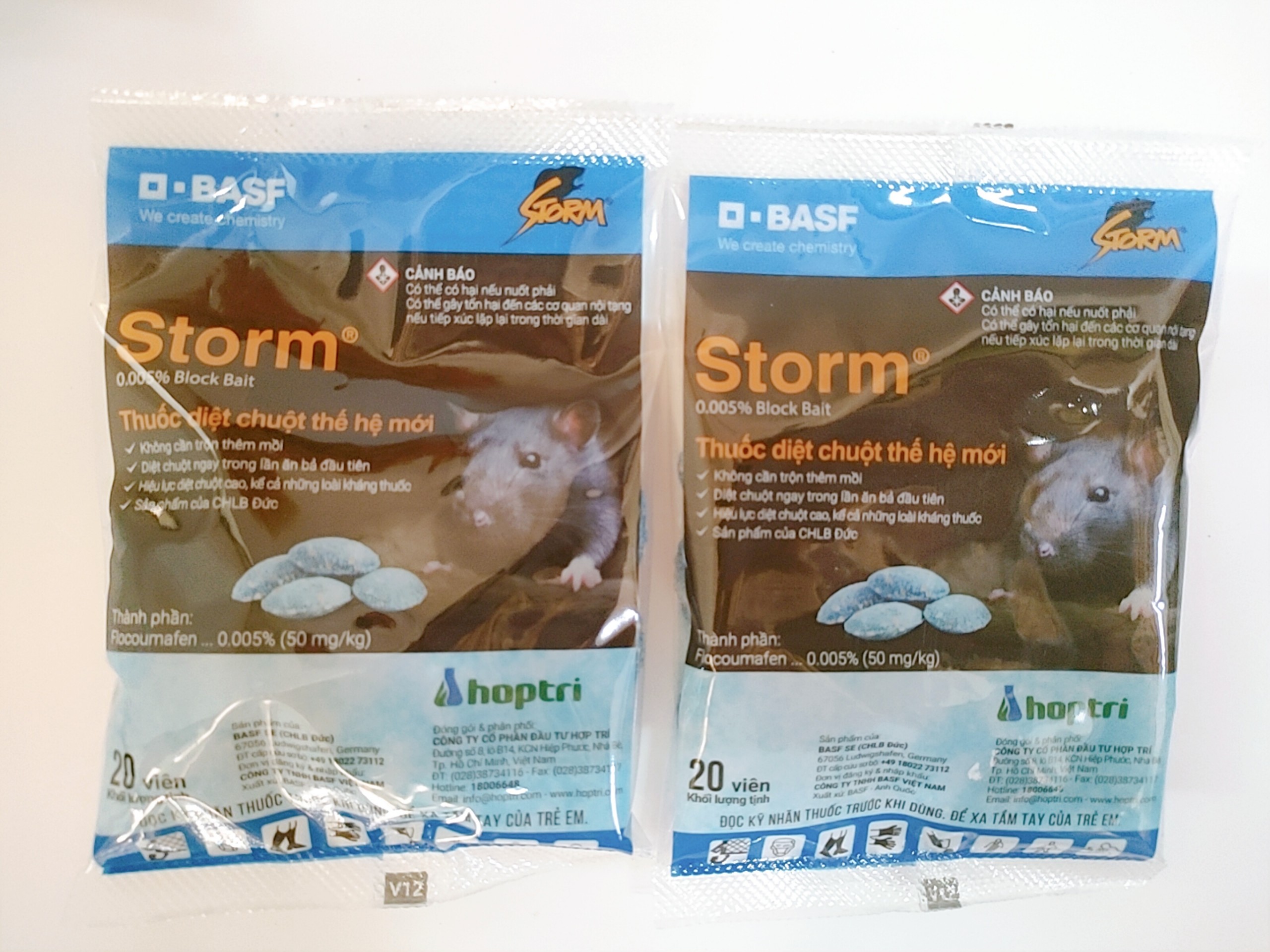 Storm thuốc chuột kẹo gói 20 viên