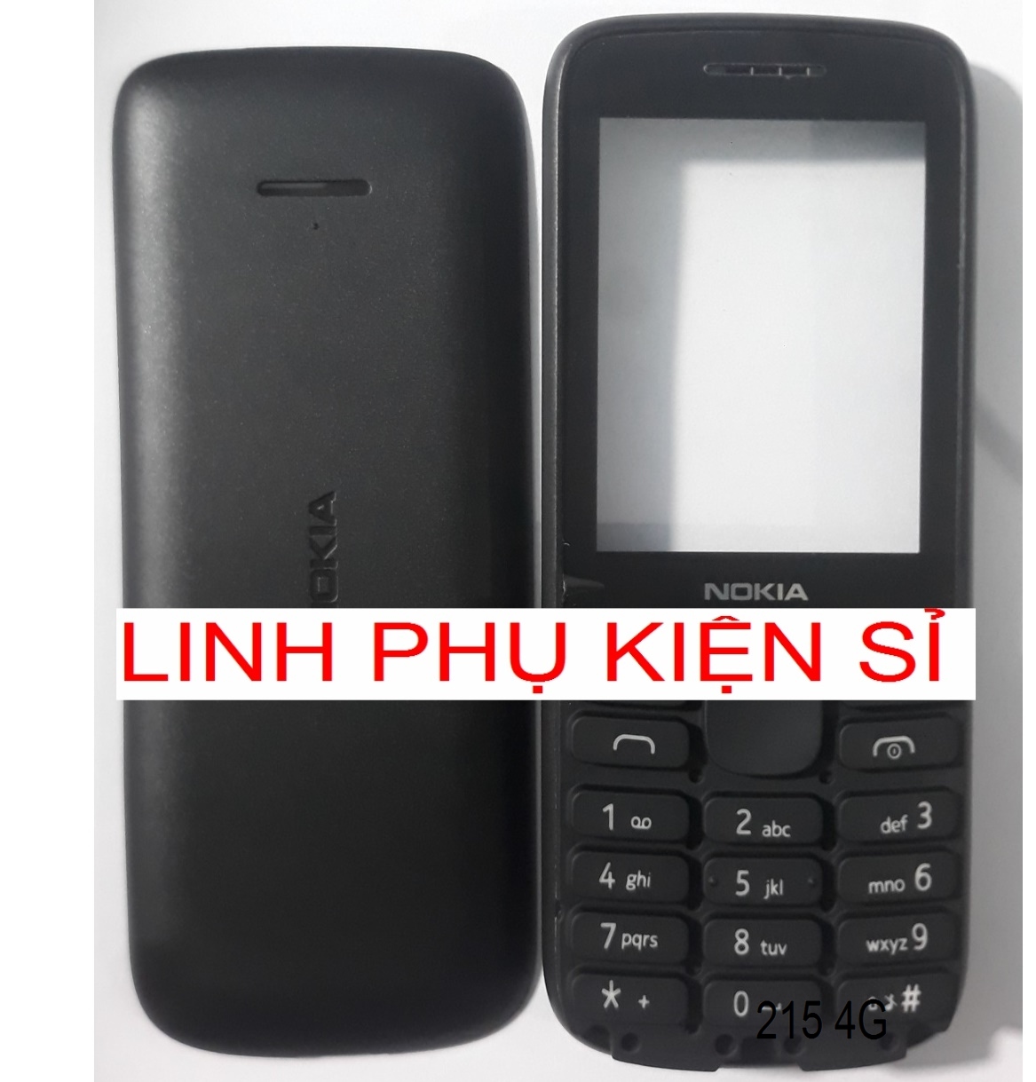 VỎ NOKIA 215 4G MÀU ĐEN