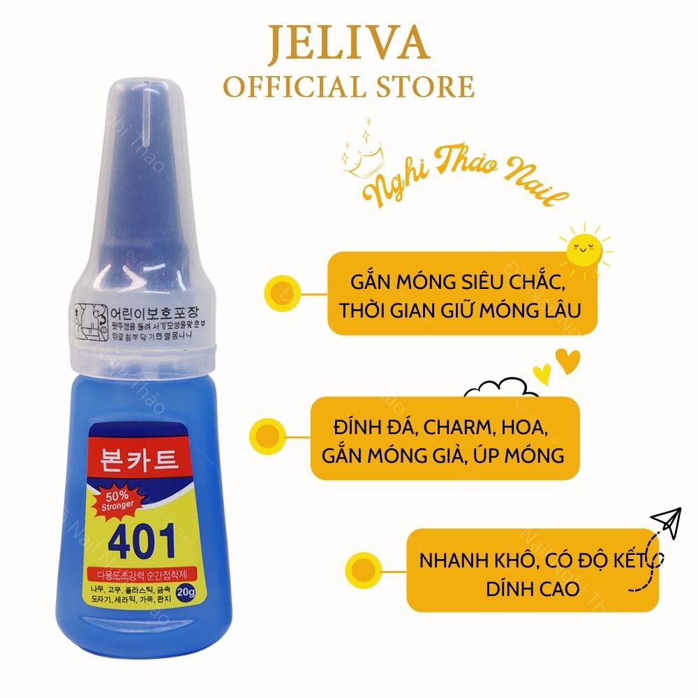 Keo 401 chính hãng 20g