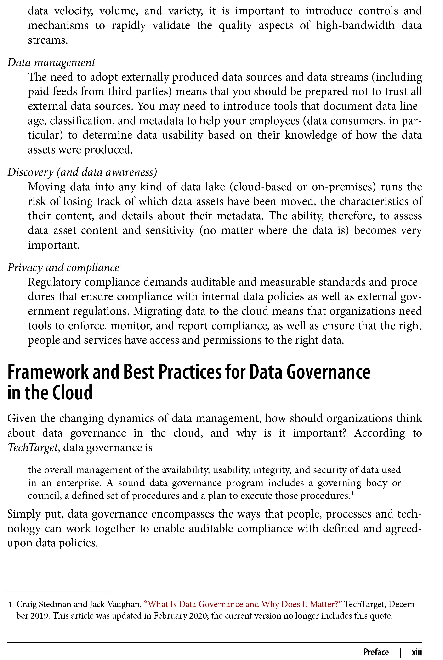 Sách Data Governance The Definitive Guide