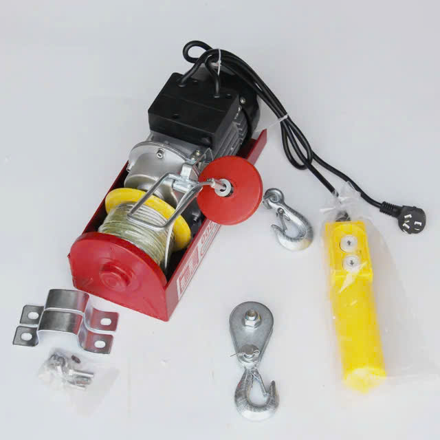 Tời điện 220v, Máy tời treo PA800 cáp 20m