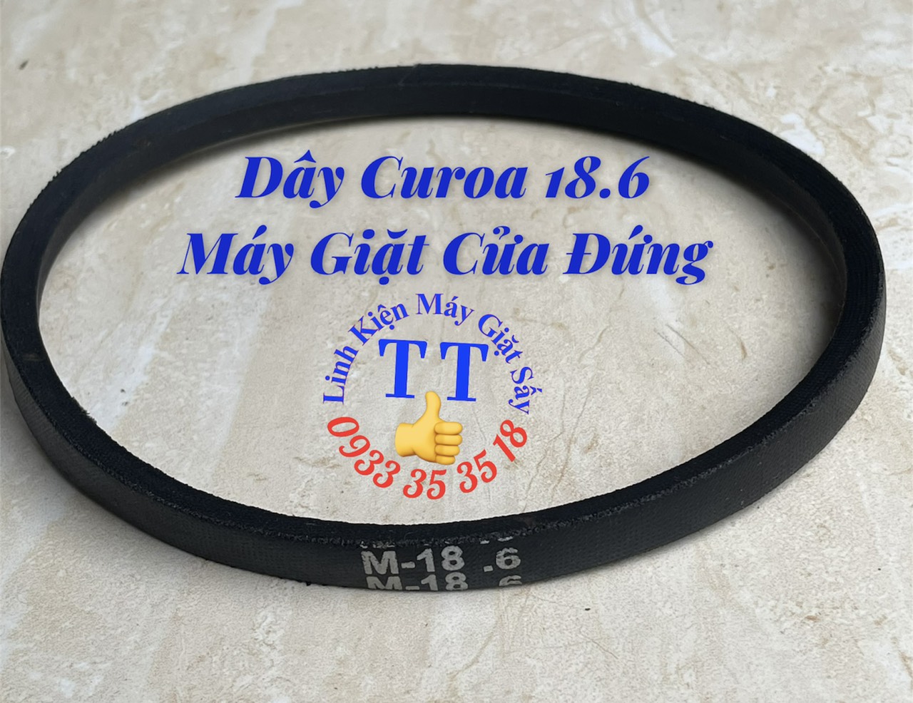 [HCM]Dây Curoa 18.6 máy giặt cửa đứng