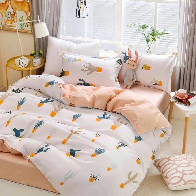 Set 5 món cotton poly nhập Mẫu Xương Rồng