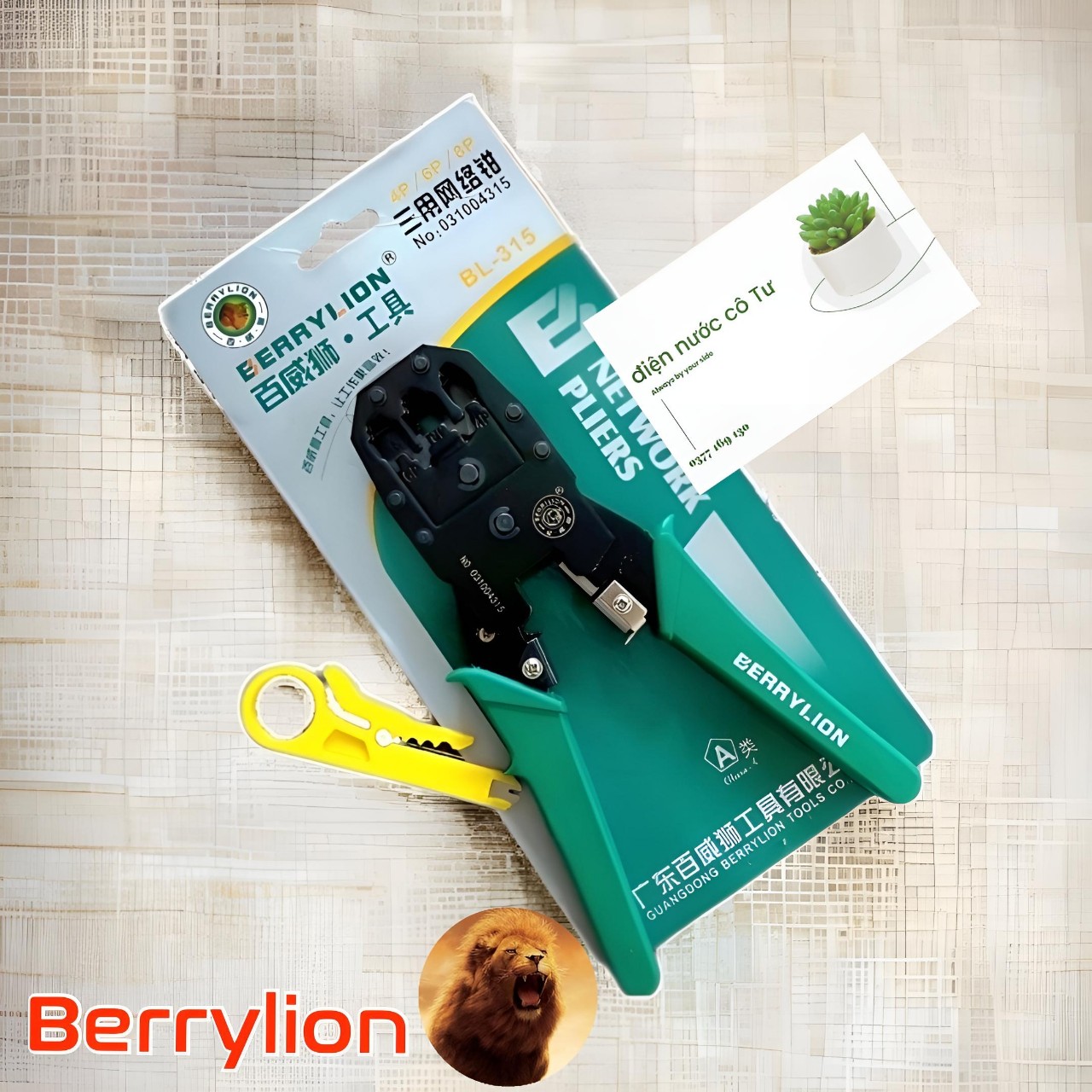 Kìm bấm mạng bấm điện thoại BerryLion