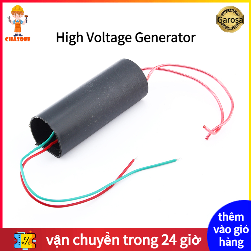 chasoee DC 3v-6v to 400kV 400000V Boost Step-up Power Module High Voltage Transformer