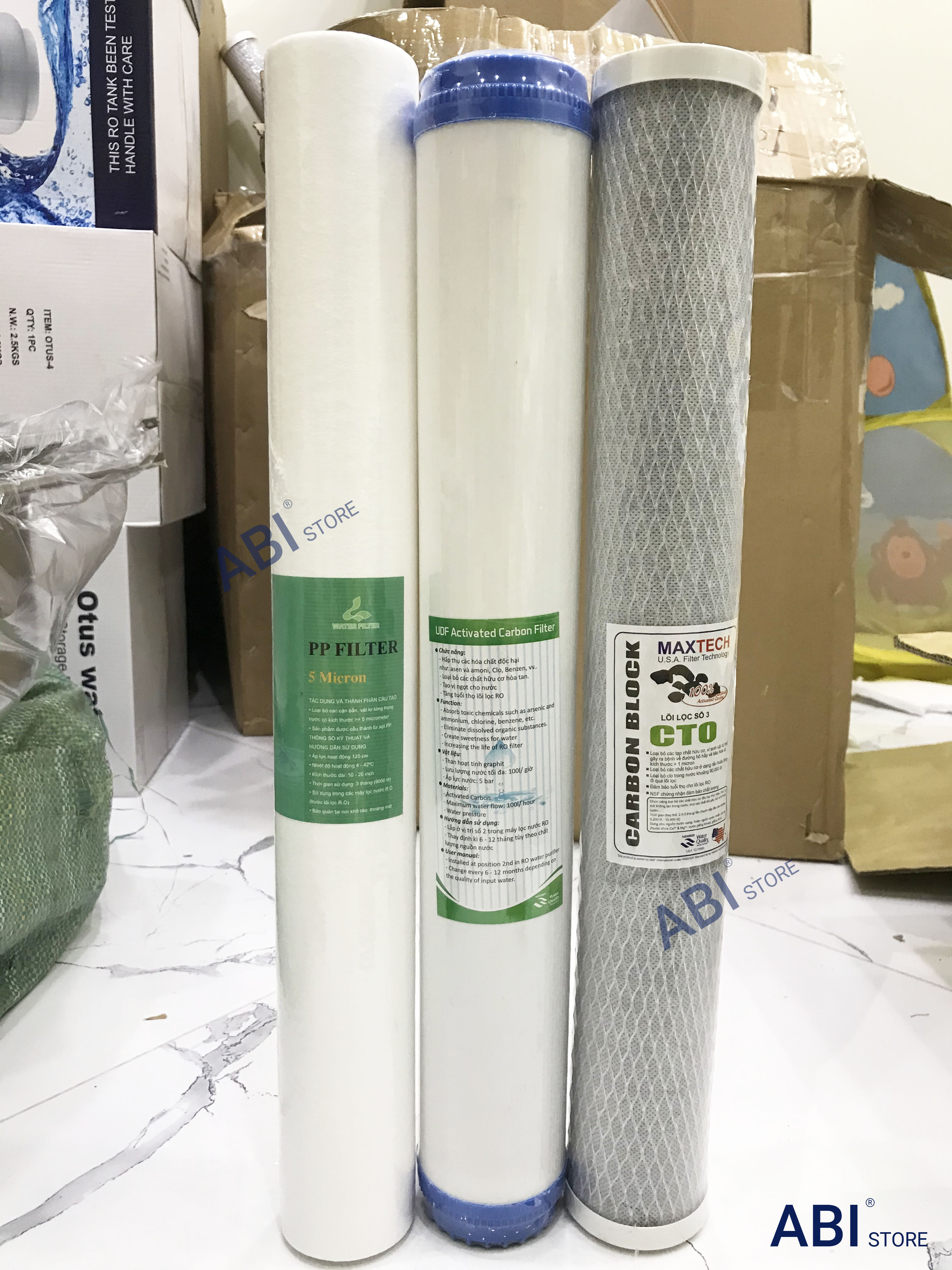 BỘ 3 LÕI LỌC NƯỚC 20 INCH SỐ 1 2 3 GIÁ RẺ, lõi lọc thô đầu nguồn