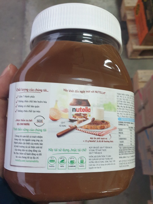 Hạt Phỉ Phết Cacao Nutella 350G nhập khẩu Úc