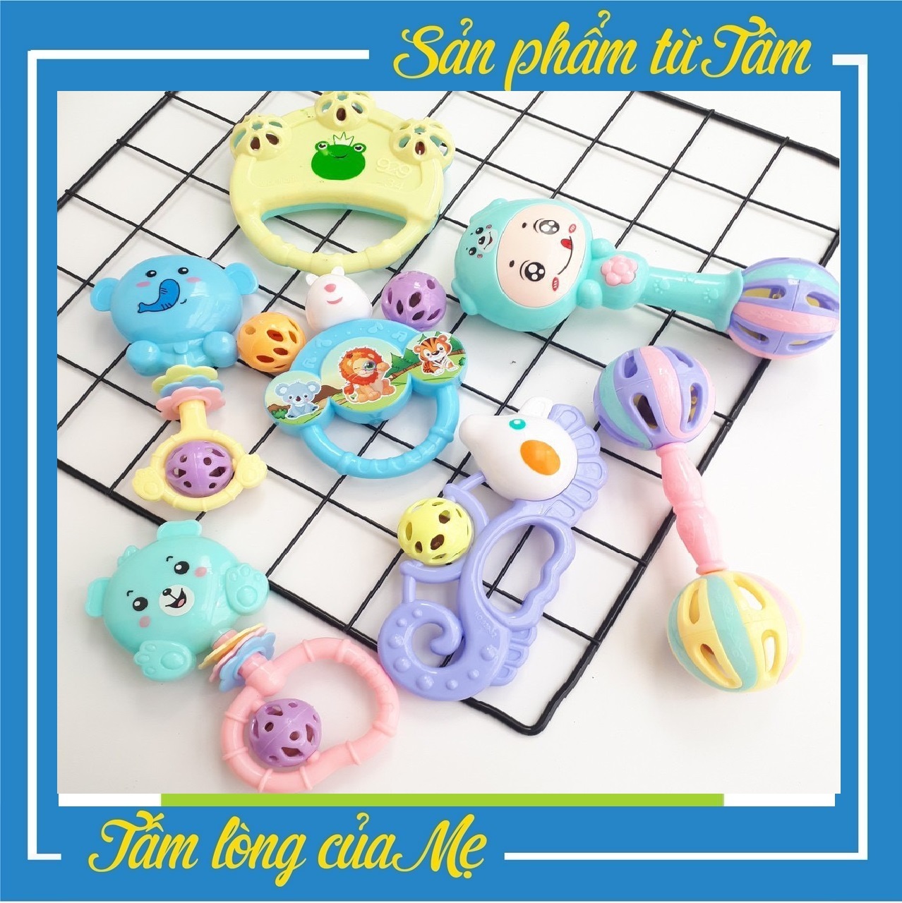 Bộ 7 món lục lạc - phát triển âm thanh cho bé