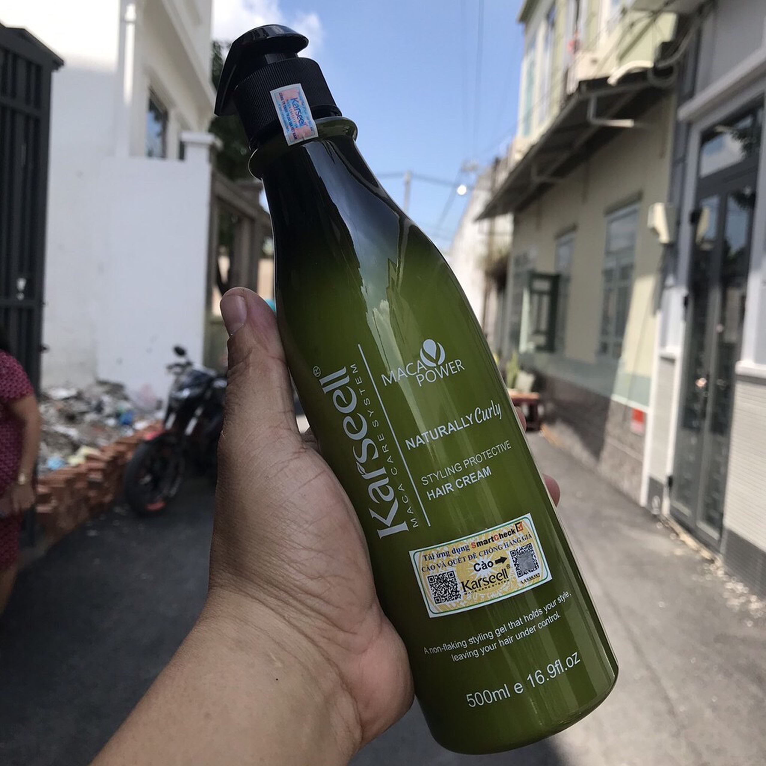 [HCM]Gel bóp tóc uốn xoăn Karseell Naturally Curly 500ml