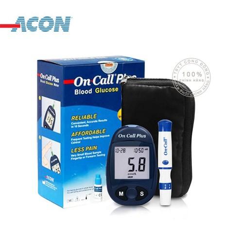 Máy đo đường huyết Acon On call Plus - Kèm 25 que thử