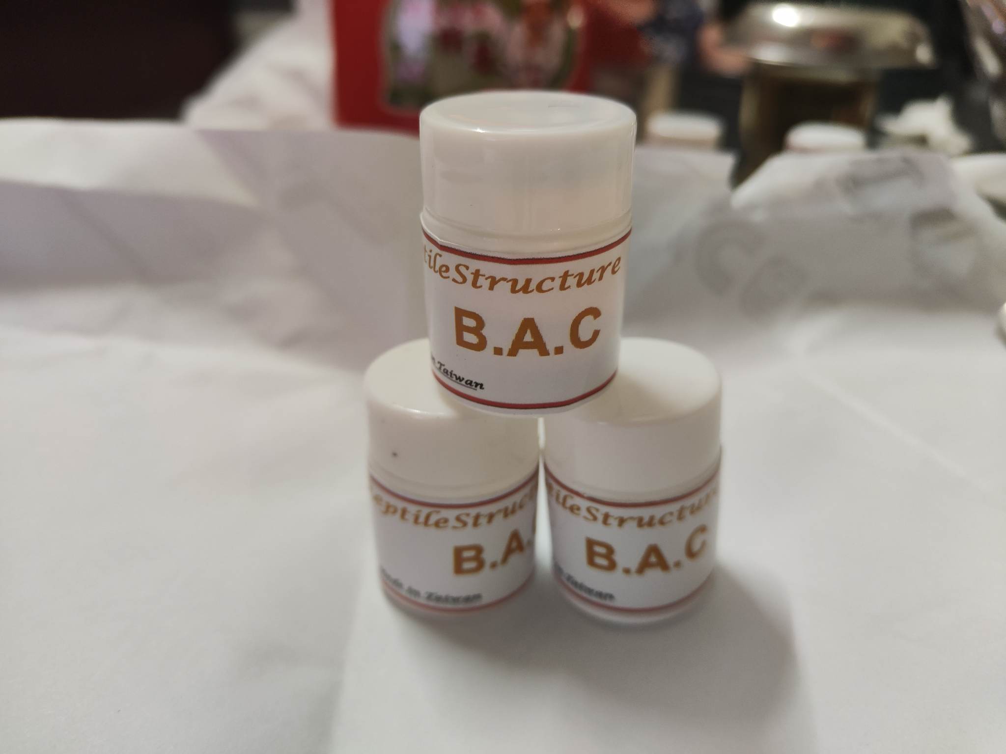 B.A.C bac nitra (hủ nhỏ 5g chiết từ hãng Structure dành cho bạn nuôi ít)men hổ trợ hệ tiêu hóa cho bò sát
