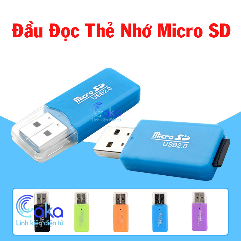 Đầu đọc thẻ nhớ Micro SD mini usb