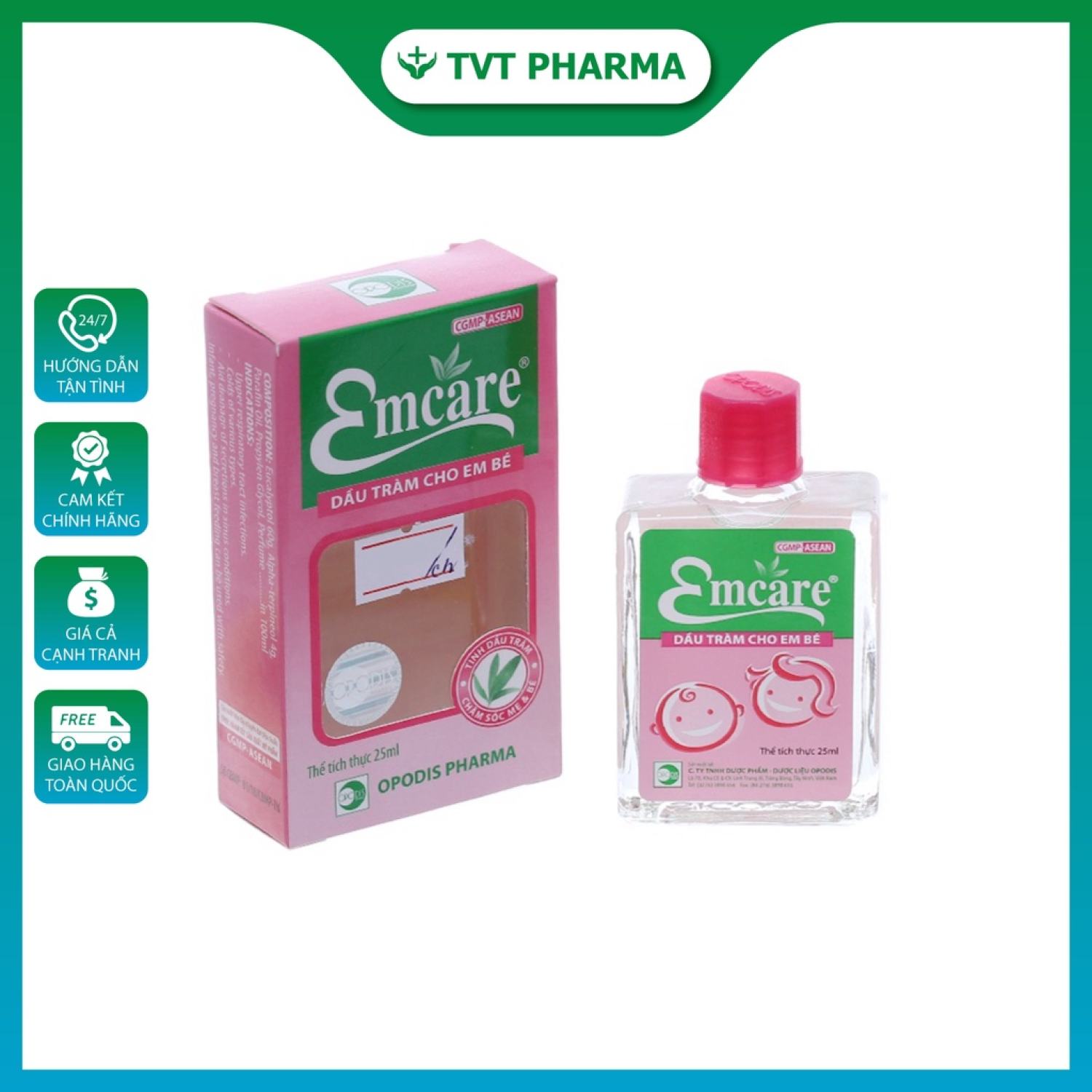 ✅ DẦU KHUYNH DIỆP CHO BÉ EMCARE EM CARE✅