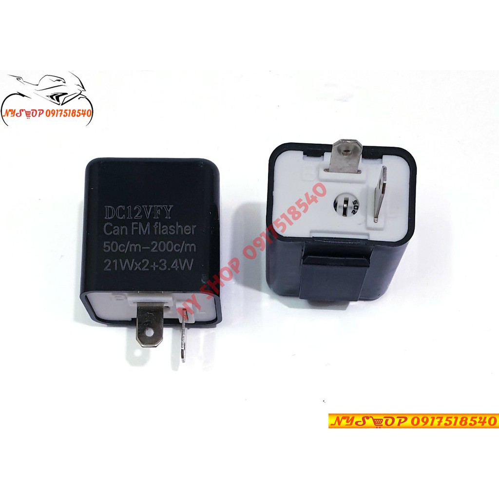 Cục chớp xi nhan điện tử gắn xe máy ( có tăng chỉnh nhanh chậm)