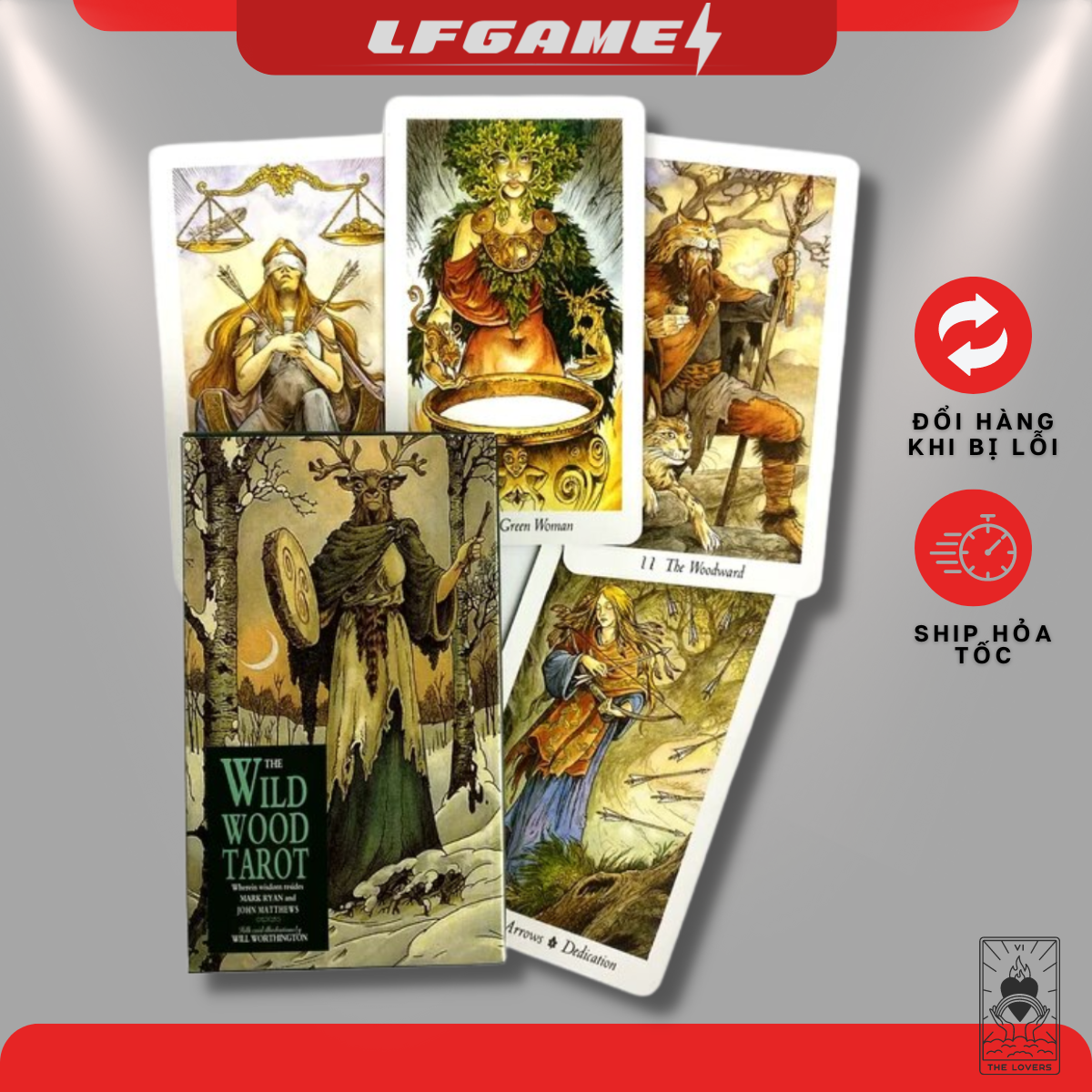 Bộ bài bói bài the wildwood tarot size tiêu chuẩn
