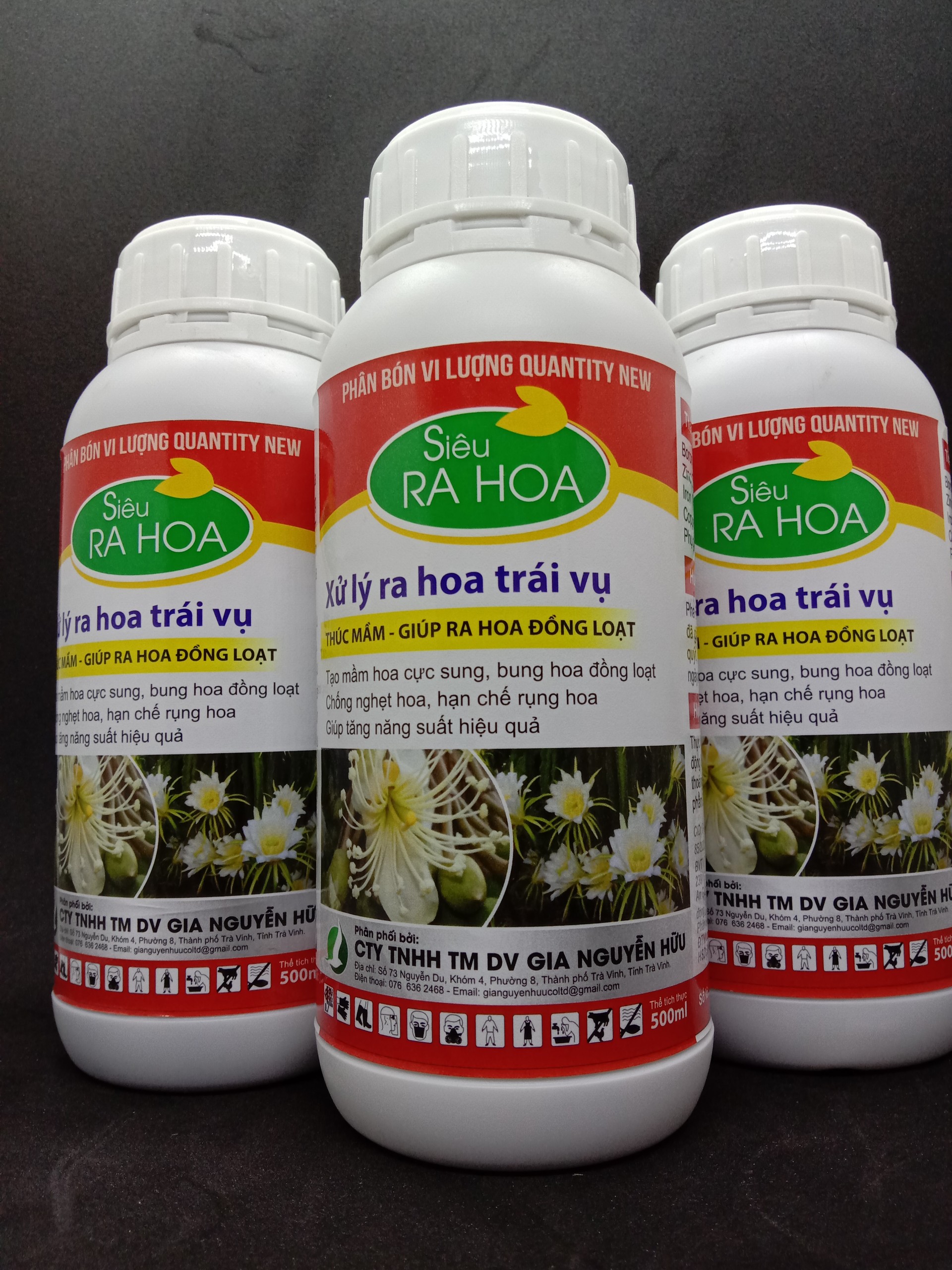 Phân bón xử lý ra hoa trái vụ - siêu ra hoa 500ml