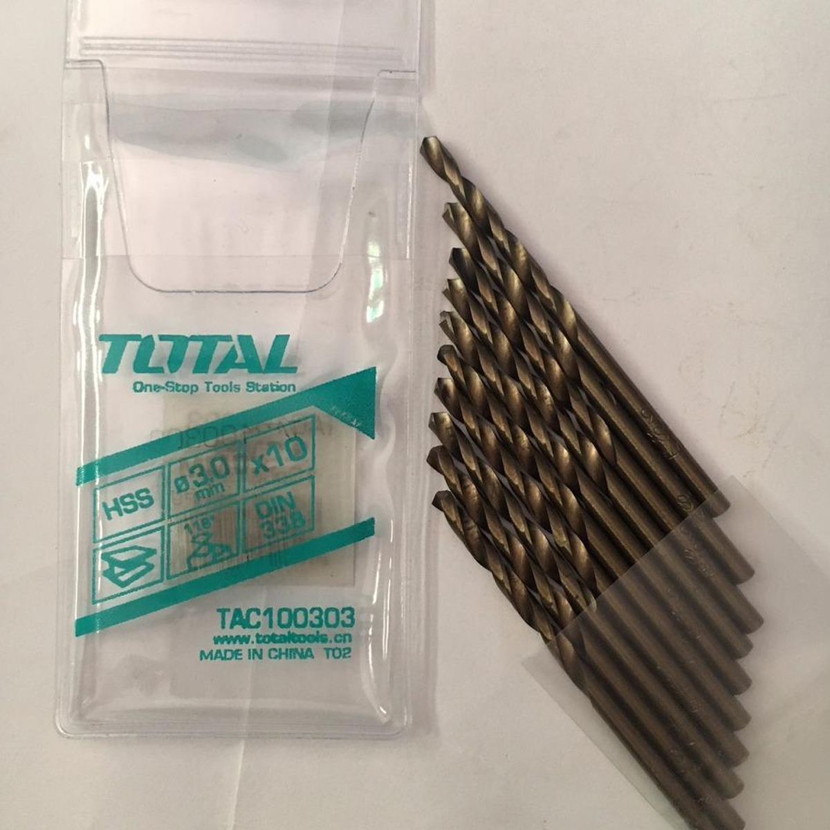 [HỎA TỐC] Mũi khoan sắt TOTAL kích thước 3mm đến 12.5mm phù hợp sử dụng cho tất cả các máy cầm tay Total- Mũi khoan đa năng TOTAL, khoan gạch men , khoan gỗ, mũi khoan tường, mui khoan tuong, mui khoan da nang xsafe