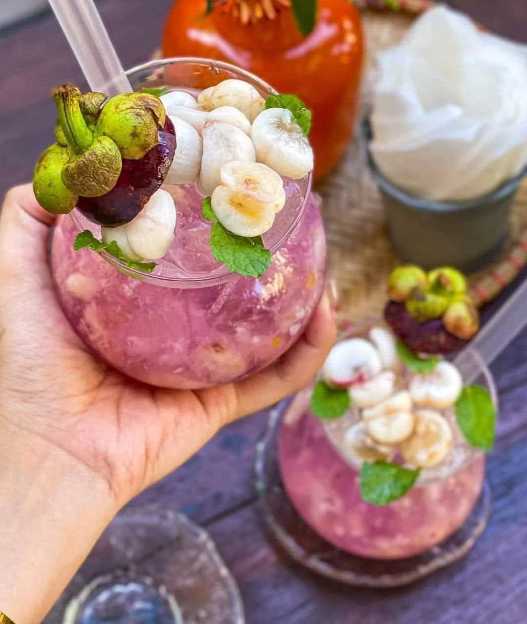 Siro măng cụt Trendy chai 830ml pha trà măng cụt thơm ngon