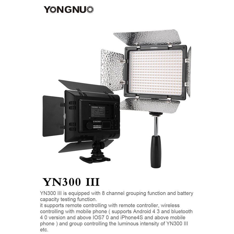 Đèn led Yongnuo YN-300 III Pro LED Video