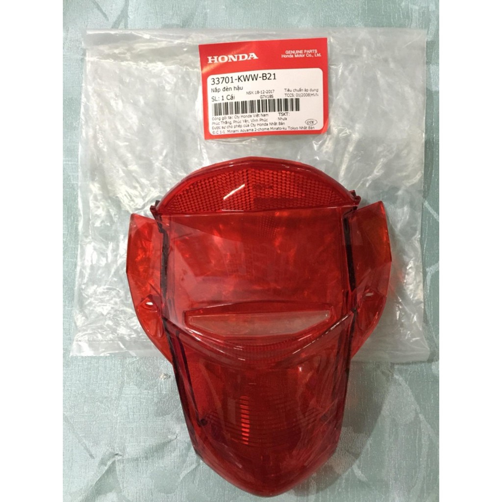 Nắp đèn hậu Wave S110, Wave RSX 110, Wave RS 110 (2010-2011), Chính hiệu Honda Motor VN