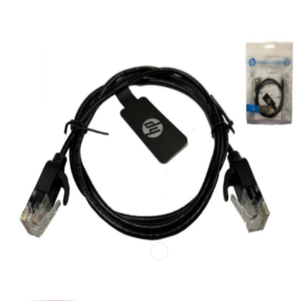 Cable utp cat6 hp slim màu đen