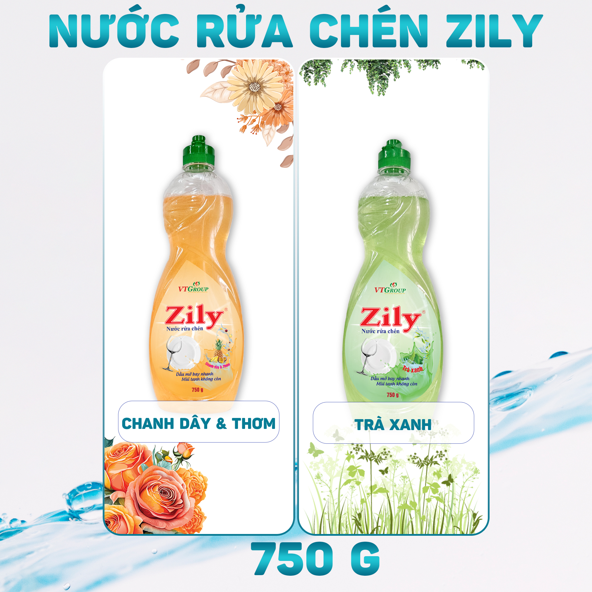 Nước Rửa Chén Zily Chai 750 g