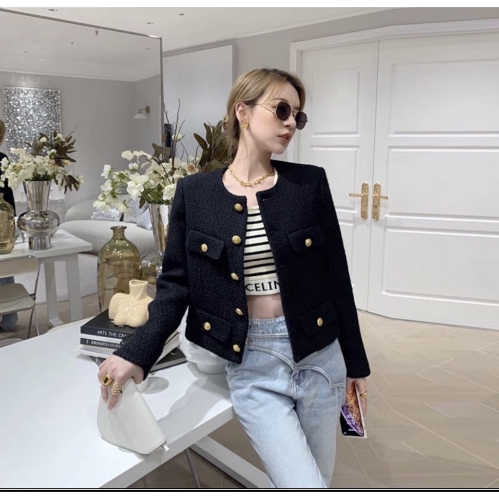 Áo dạ tweed 2 lớp sang chảnh cho 2 miền Nam Bắc