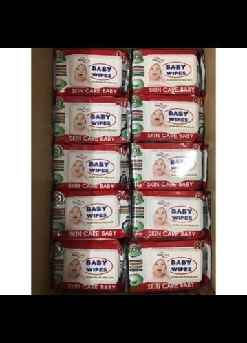 Khăn Giấy Ướt Baby bịt 80g