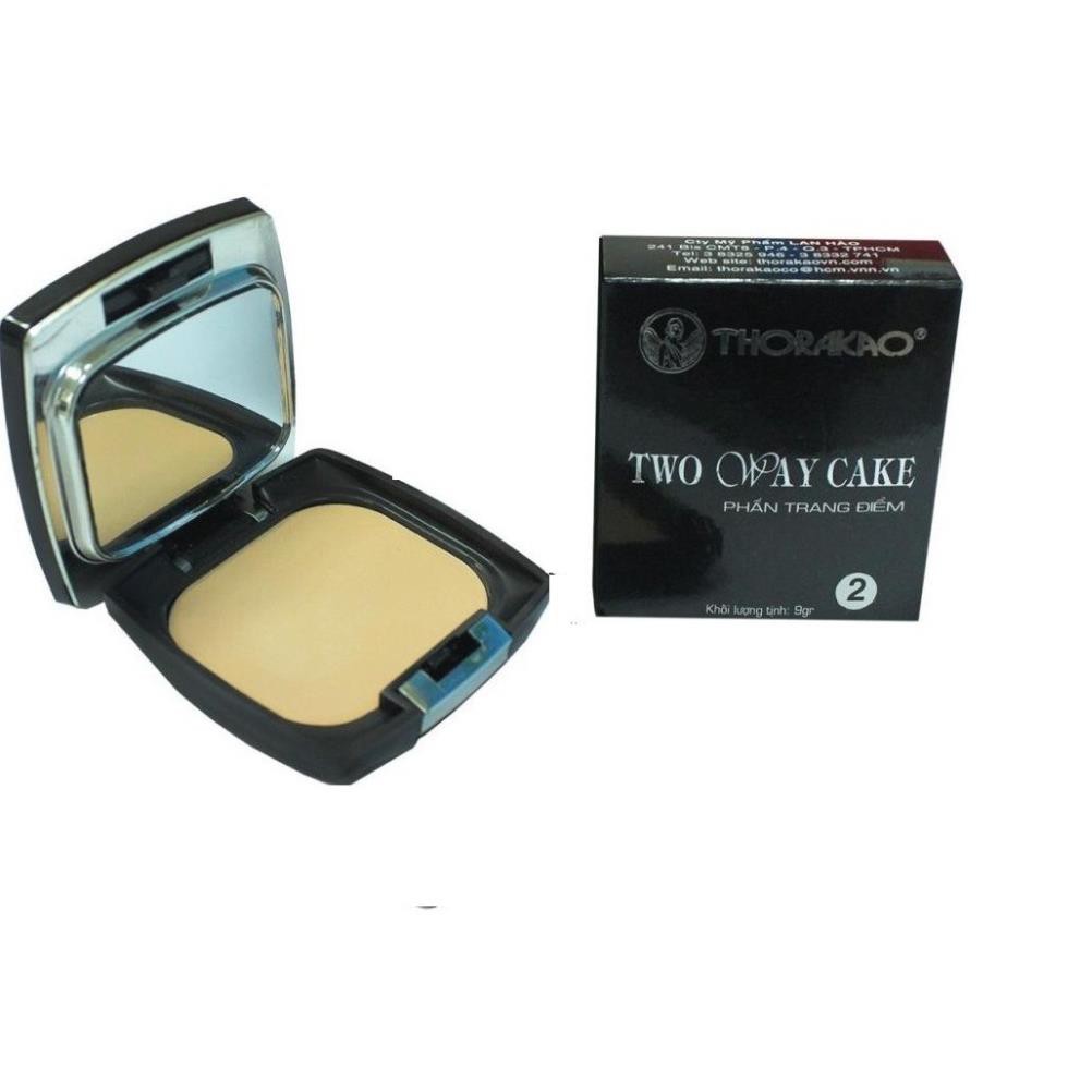 [HCM]PHẤN TRANG ĐIỂM THORAKAO TRẮNG DA TWO WAY CAKE 9G - SỐ 2