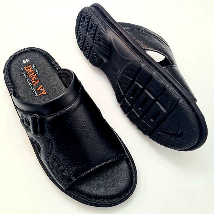 DÉP DA BÒ NAM 100% DA BÒ CAO CẤP SHOP KINSON