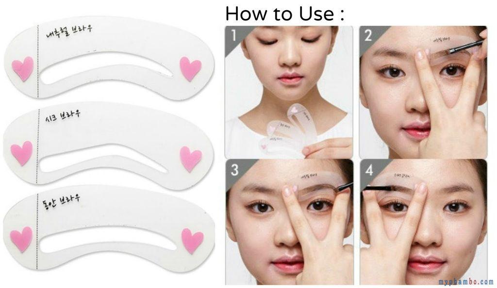 [HCM]Bộ 3 khung kẻ chân mày Brow Class