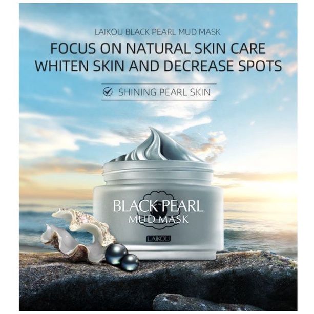 🍃 Mặt nạ bùn ngọc trai đen BLACK PEARL MUD MASK 🍃