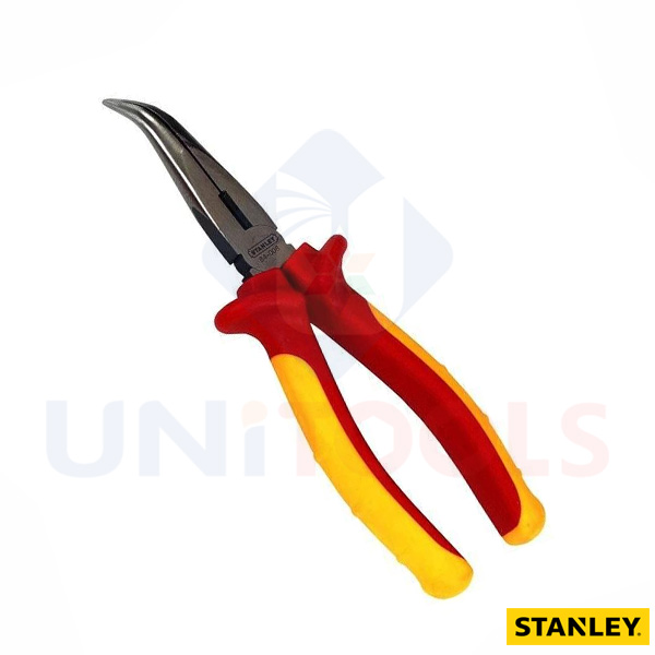 Kìm nhọn Stanley 84-008 mỏ cong cách điện 1000V