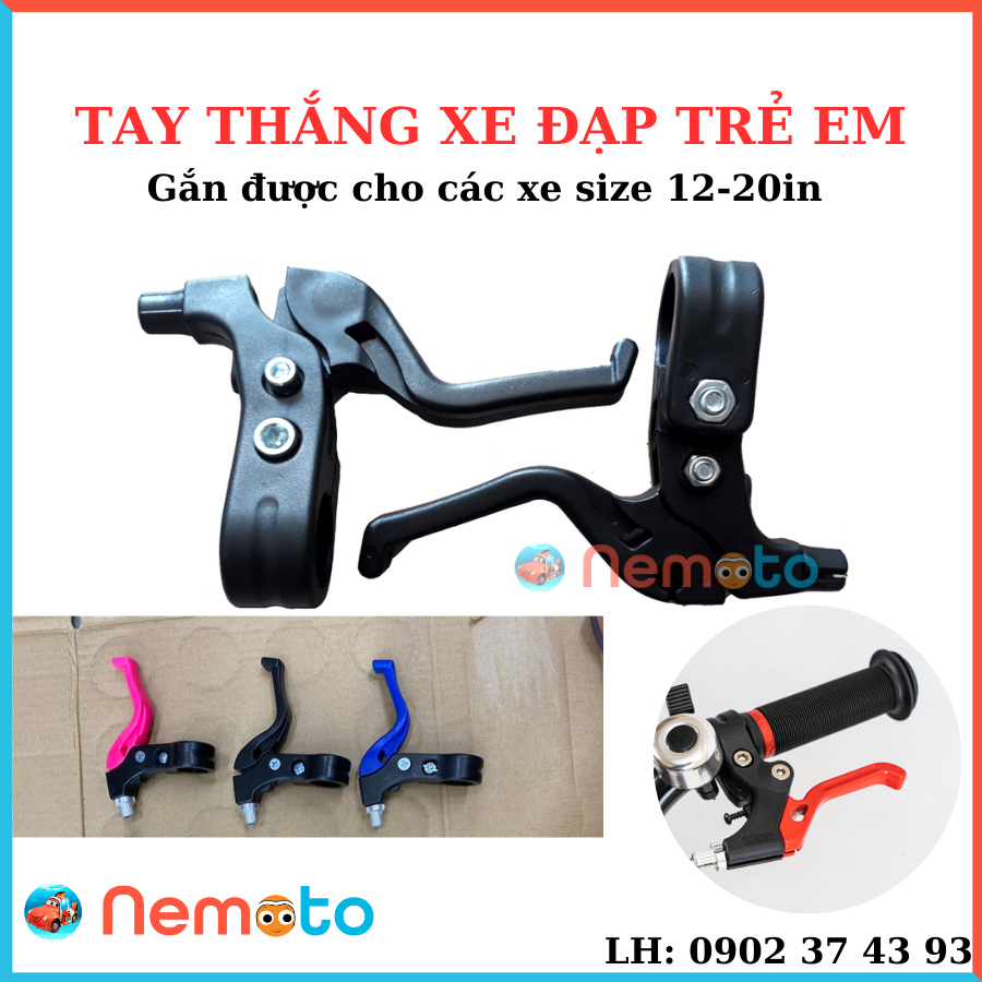 Tay Thắng Xe Đạp Trẻ Em Cho Size 12in - 20in (1 cặp)