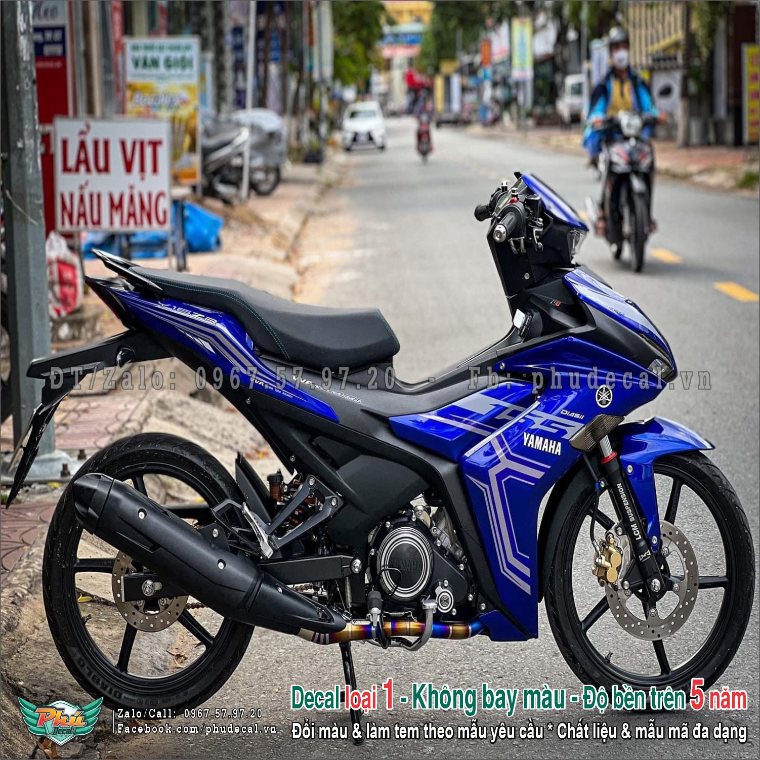 Tem rời exciter 155 xanh