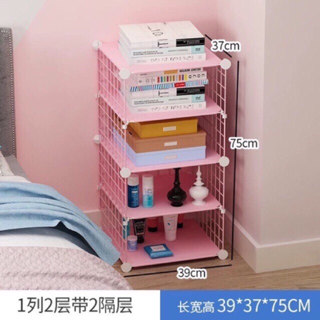 COMBO KỆ LƯỚI SẮT GHÉP CÓ CHIA TẦNG